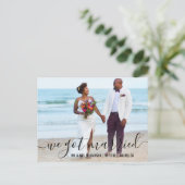 開得催結婚したの写真 ポストカード (スタンド正面)