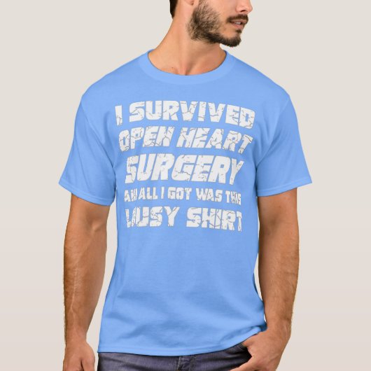開心手術を乗り越えた ひどい Tシャツ (正面)