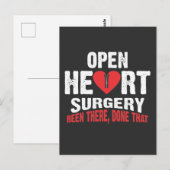 開心手術を受けた患者のバイパス回復 ポストカード (正面/裏面)