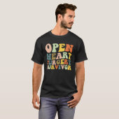 開心術のサバイバー 心臓手術の回復 Tシャツ (正面フル)