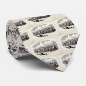 開拓者のヴィンテージのプリント ネクタイ (ロール)