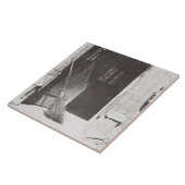 開放されたの、1843年3月(b/wの写真) タイル (側面)