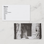 開放されたの、1843年3月(b/wの写真) 名刺 (正面/裏面)