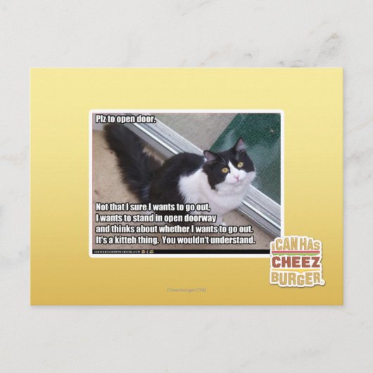 開放されたへのPlz ポストカード (正面)