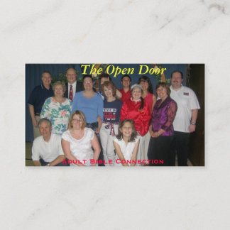 開放された名刺 名刺