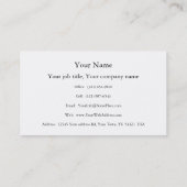 開放された明るい印象派の内部のアナAncher 名刺 (裏面)