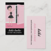 開放された311 Kikiのかわいこちゃん 名刺 (正面/裏面)