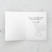 開放されている卒業生- カード (内部)