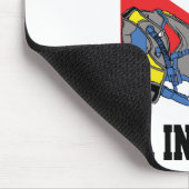 開放水域のスキューバインストラクター マウスパッド (コーナー)