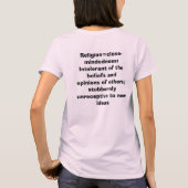 開放的な Tシャツ (裏面)