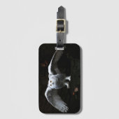 開放翼とスノーフクロウbc ltcnm ラゲッジタグ (正面縦)