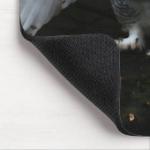 開放翼のスノーフクロウmpcnm マウスパッド (コーナー)