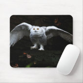 開放翼のスノーフクロウmpcnm マウスパッド (マウス)