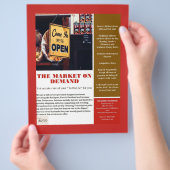 開来いた状態 チラシ (手)