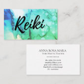 *~*開業医の修はっきりした理者のマスター霊気 名刺 (正面/裏面)