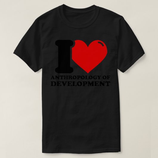 開発の人類学が大好き Tシャツ (デザイン正面)