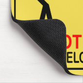 開発チームを妨げないで下さい マウスパッド (コーナー)