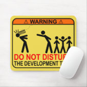 開発チームを妨げないで下さい マウスパッド (マウス)