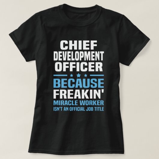 開発最高責任者 Tシャツ (デザイン正面)