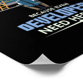 開発者でさえヒーローを必要とするのでSysadmin ポスター (角)