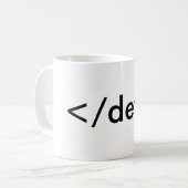 開発者のマグ コーヒーマグカップ (正面左)