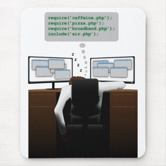 開発者の夢 マウスパッド (正面)