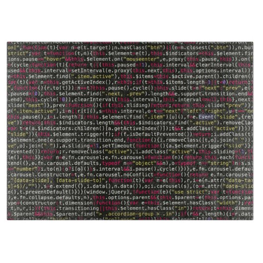 開発者の端末パターン カッティングボード (正面)