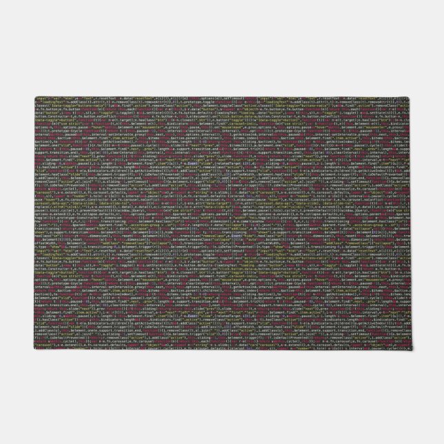 開発者の端末パターン ドアマット (正面)