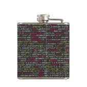 開発者の端末パターン フラスク (裏面)