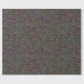 開発者の端末パターン ラッピングペーパー (フラット)