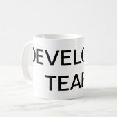 開発者はマグを引き裂きます コーヒーマグカップ (正面左)