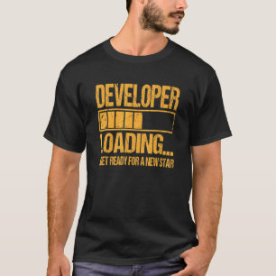 開発者勉強学生の開発者ロード Tシャツ
