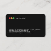 開発者向け名刺 名刺 (裏面)