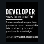 開発者向け辞書の定義おもしろい開発者 ポスター<br><div class="desc">開発者ディクショナリおもしろいー定義の開発者デザインは、プログラマやコーダーに最適</div>