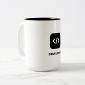開発者 ツートーンマグカップ (正面左)