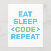 開発者 |プログラマ |コーディング  チラシ (裏面)