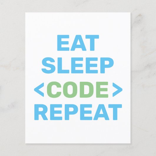 開発者 |プログラマ |コーディング  チラシ (正面)