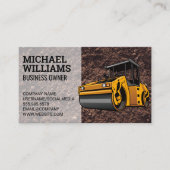 開発者 |建築 |蒸気ローラー 名刺 (正面)