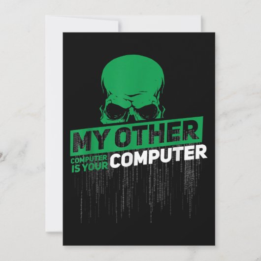 開発者Sysadminエンジニアハッカーおたく管理コード シーズンカード (正面)