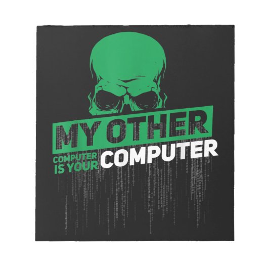 開発者Sysadminエンジニアハッカーおたく管理コード ノートパッド (正面)