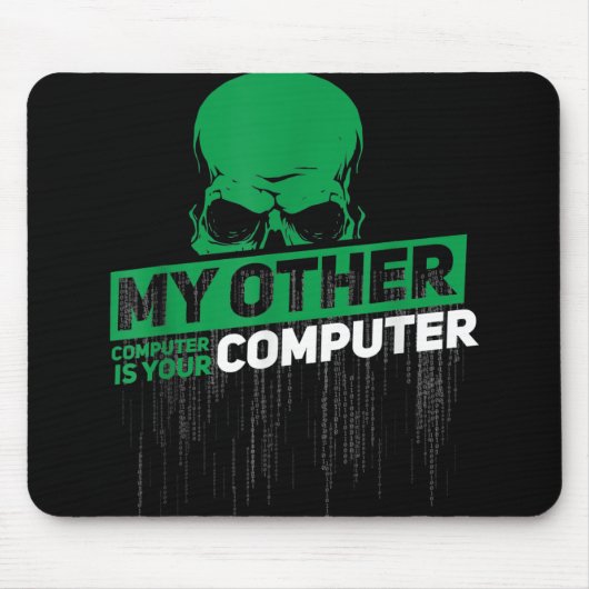 開発者Sysadminエンジニアハッカーおたく管理コード マウスパッド (正面)