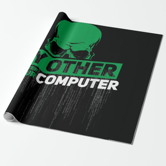 開発者Sysadminエンジニアハッカーおたく管理コード ラッピングペーパー (アンロールド)