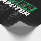 開発者Sysadminエンジニアハッカーおたく管理コード ラッピングペーパー (角)