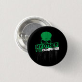 開発者Sysadminエンジニアハッカーおたく管理コード 缶バッジ (正面&裏面)