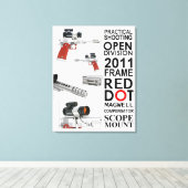 開砲 キャンバスプリント (インサイチュ (ウッドフロア))