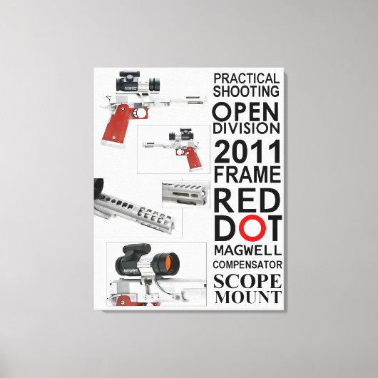 開砲 キャンバスプリント (正面)