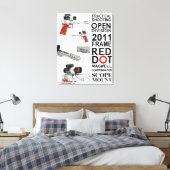 開砲 キャンバスプリント (インサイチュ (寝室))