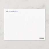 開空白の業（戻る） ポストカード (裏面)