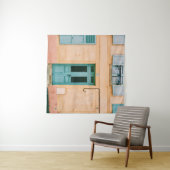 開窓及び閉扉付き住宅 タペストリー (インサイチュ(横))