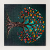 開花お洒落開花木 ジグソーパズル (横)